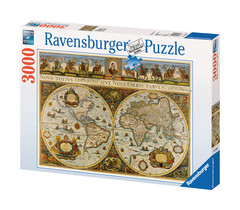 World Map (1665) 3000pc Puzzle: 17054