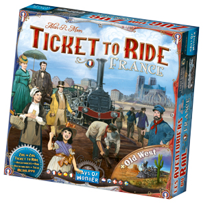 Ticket to Ride France and Old West Map Collection