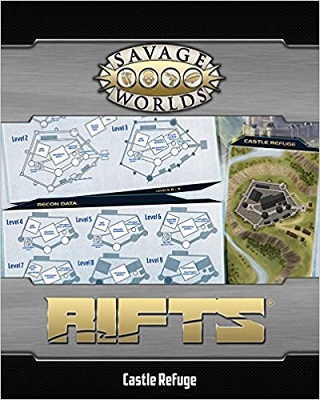 Savage Worlds: Rifts: North America Castle Refuge Map