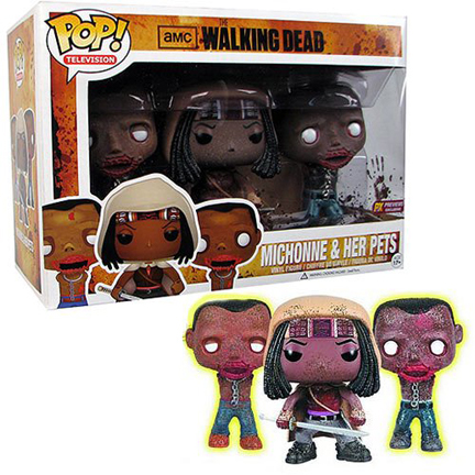Pop! Television: Walking Dead: Michonne and Her Pets