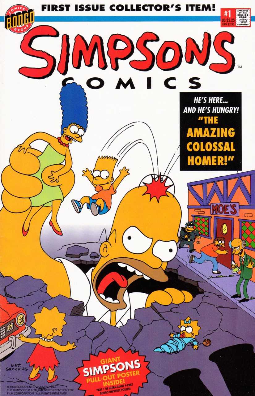 Simpsons Comics no. 1 - Used