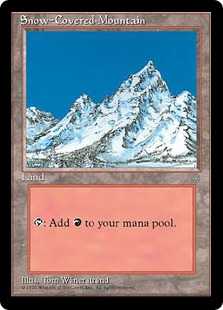 Snow-Covered Mountain (Ice Age) - FOIL