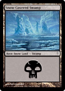 Snow-Covered Swamp  (Coldsnap) - FOIL