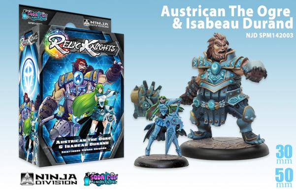Relic Knights: Shattered Sword Uniques: Austrican the Ogre and Isabeau Durand: 142003