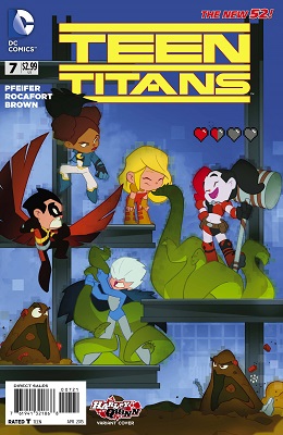 Teen Titans no. 7 Harley Quinn Cover (New 52)