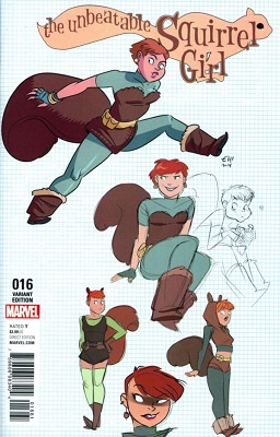 Unbeatable Squirrel Girl no. 16 (2015 2nd Series) (Retailer cover)