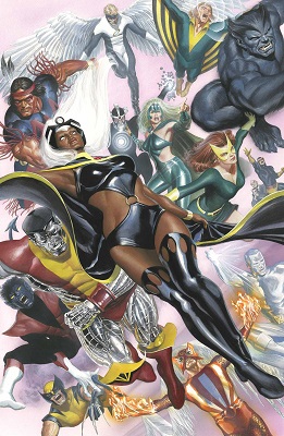 Uncanny X-Men 75th Anniversary by Ross Poster (24 in x 36 in) Boarded