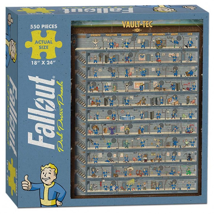 Puzzle: Fallout Perk Poster