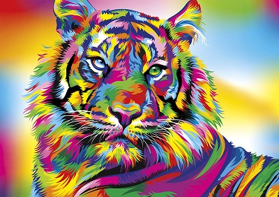 Vivid: Tiger Stripes Puzzle (300 Pieces)