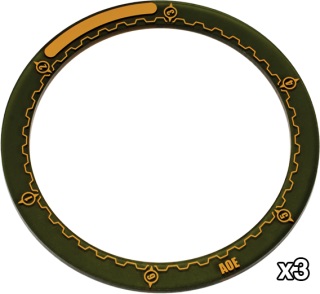 Warmachine: Area of Effect Ring Markers - 4 inch: 91080