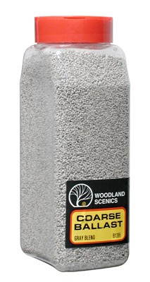 Terrain Shaker: Gray Coarse Blend Ballast (32 oz): B1395