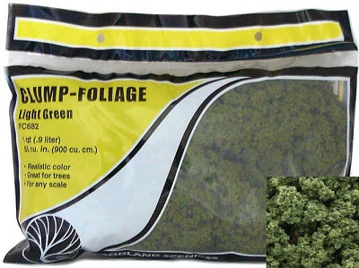 Clump Foliage: Light Green (55 cubic inches): FC682
