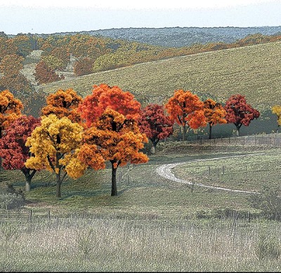 Ready Made Trees: Deciduous Fall Colors (3/4 in): TR1575