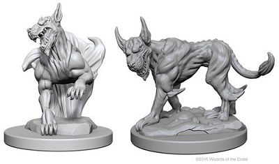 Dungeons and Dragons Nolzurs Marvelous Unpainted Minis: Blink Dogs