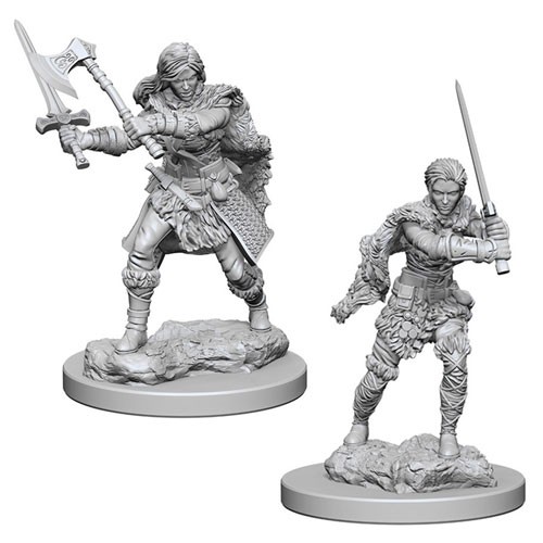 Dungeons and Dragons Nolzurs Marvelous Unpainted Minis: Human Female Barbarian
