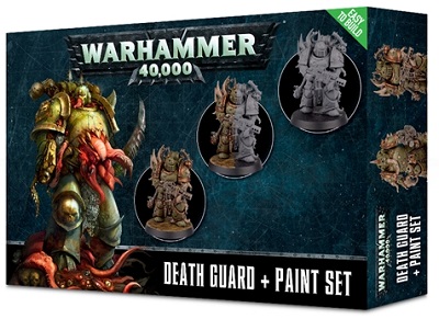 Warhammer 40k: Deathguard Plus Paint Set 60-27-60