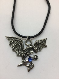 Dragon with Knife Necklace