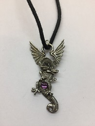 Dragon with Orb Necklace