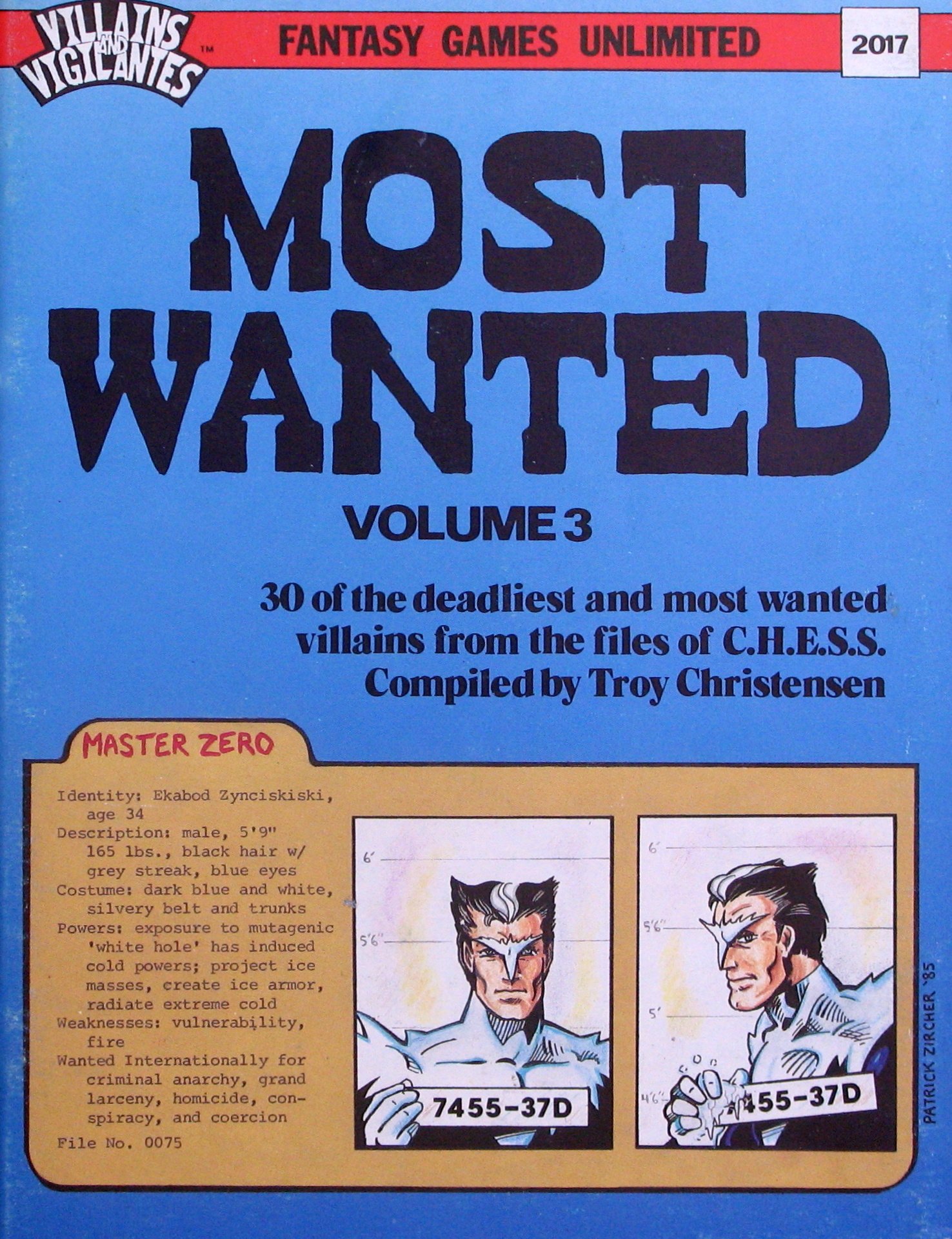 Villains and Vigilantes: Most Wanted: Volume 3 - Used