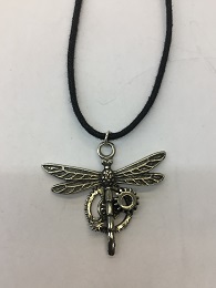 Gear Dragonfly Necklace
