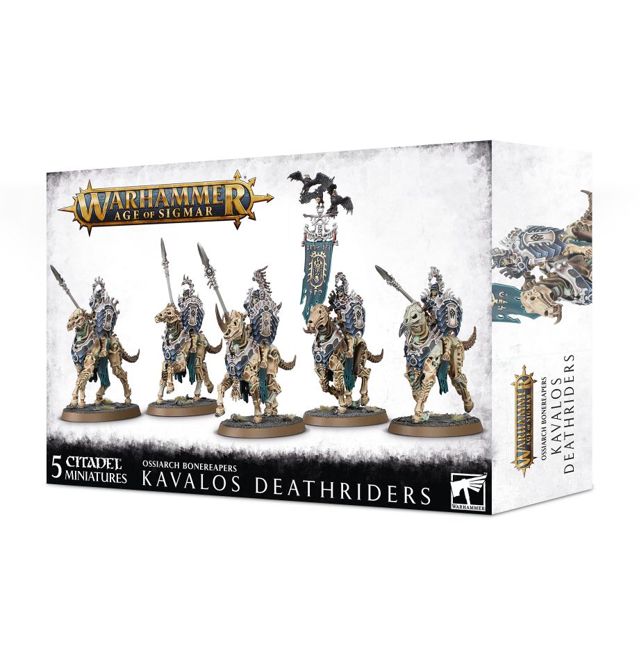 Warhammer: Age of Sigmar: Ossiarch Bonereapers: Kavalos Deathriders 94-27