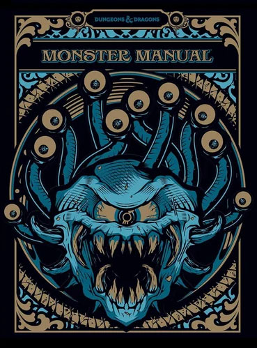 Dungeons and Dragons 5th ed: Monster Manual (Gift Set Limited Alternate Cover) - Used