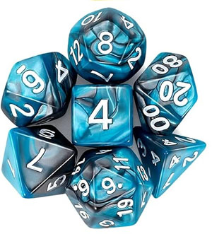 HD Pearl 7 Dice Set