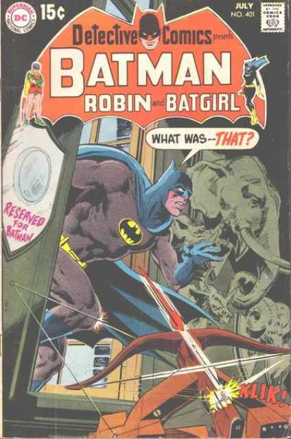 Detective Comics (1937) no. 401 - Used