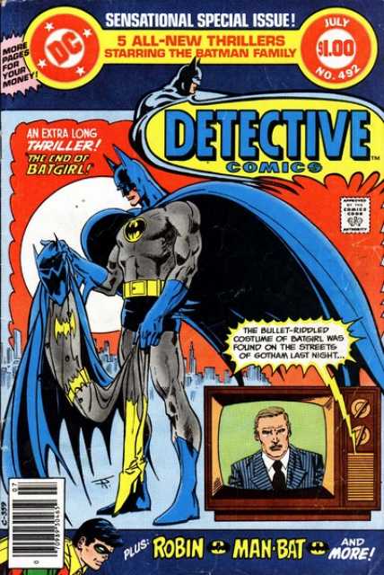 Detective Comics (1937) no. 492 - Used