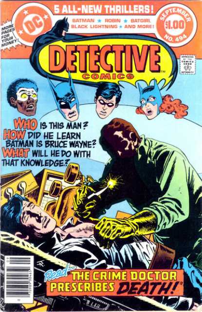 Detective Comics (1937) no. 494 - Used