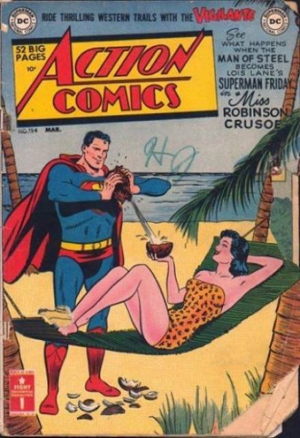 Action Comics (1938 Series) no. 154 - Used