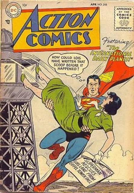 Action Comics (1938 Series) no. 203 - Used
