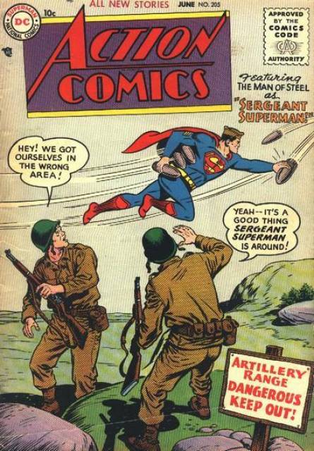 Action Comics (1938 Series) no. 205 - Used