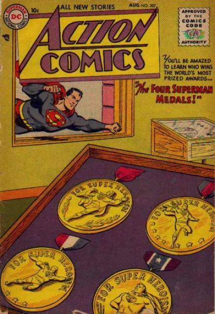 Action Comics (1938 Series) no. 207 - Used