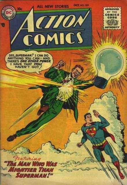 Action Comics (1938 Series) no. 209 - Used