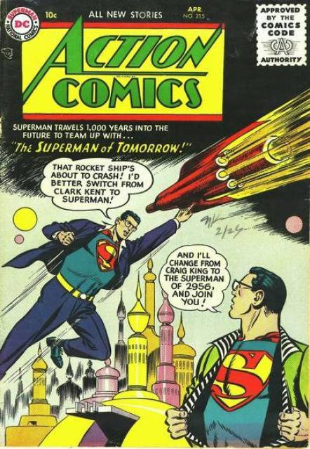 Action Comics (1938 Series) no. 215 - Used