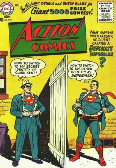 Action Comics (1938 Series) no. 222 - Used