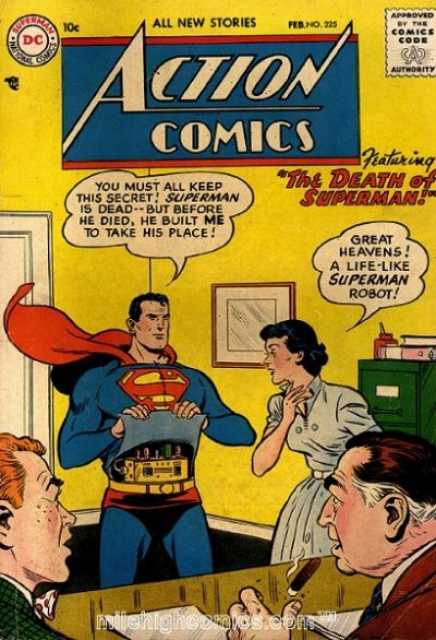 Action Comics (1938 Series) no. 225 - Used