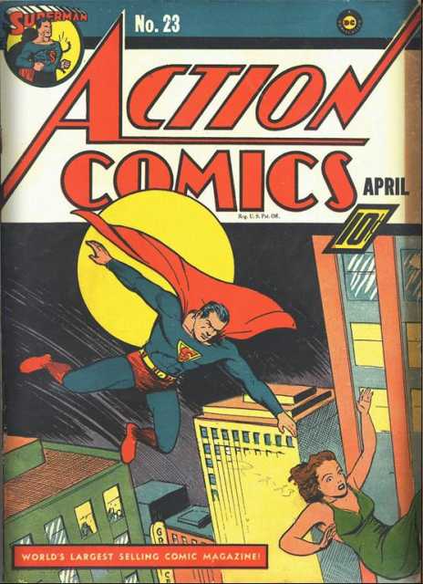 Action Comics (1938 Series) no. 23 - Used