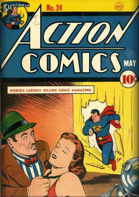 Action Comics (1938 Series) no. 24 - Used