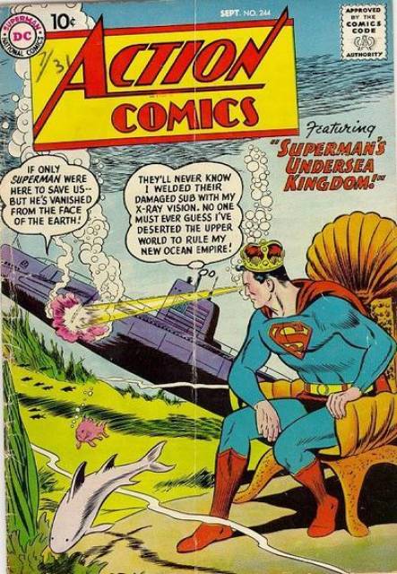 Action Comics (1938 Series) no. 244 - Used