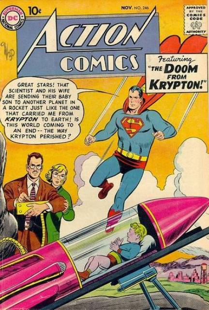 Action Comics (1938 Series) no. 246 - Used