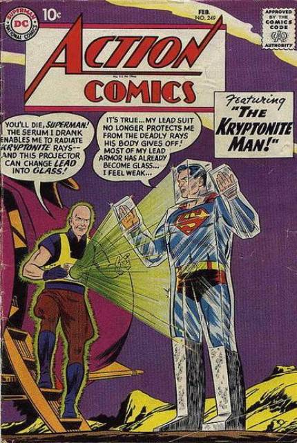 Action Comics (1938 Series) no. 249 - Used