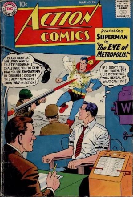 Action Comics (1938 Series) no. 250 - Used