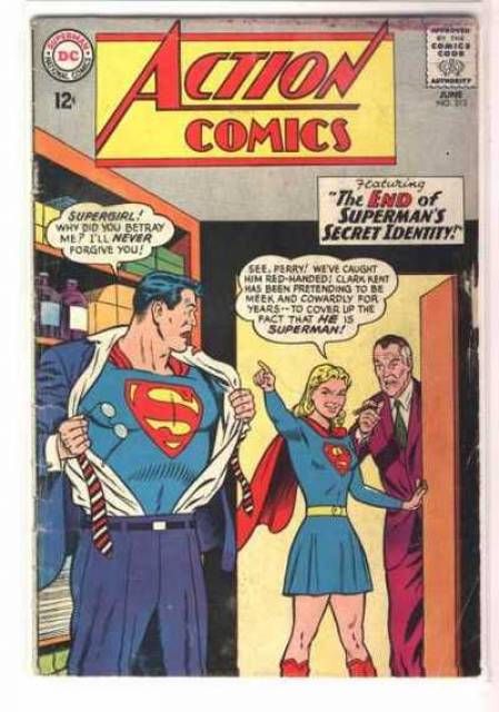 Action Comics (1938 Series) no. 313 - Used