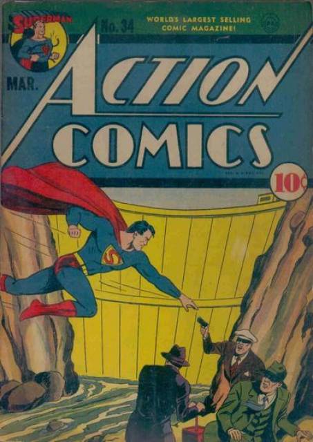 Action Comics (1938 Series) no. 34 - Used