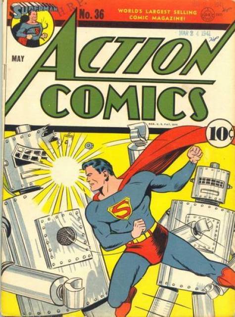 Action Comics (1938 Series) no. 36 - Used