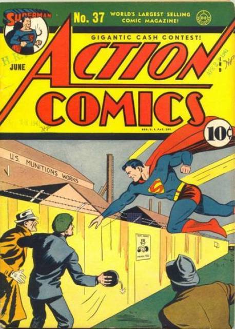 Action Comics (1938 Series) no. 37 - Used