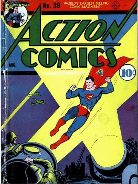 Action Comics (1938 Series) no. 39 - Used