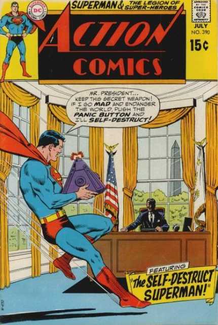 Action Comics (1938 Series) no. 390 - Used